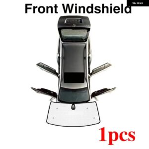 アウディ A6 アバント C7 4G 2012 2018 2017 フル フロントガラス サラウンドサンシェードサイドウィンドウバイザーカバー - Front windshield