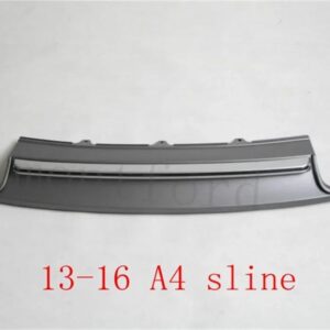 アウディ PP リアバンパー リップディフューザー排気エンドパイプ A4 B8 B8.5 スタンダードバンパー /SLINE バンパー 2009-2016 S4 スタイル - 13-16 A4 sline