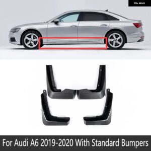 アウディ フロントリア車 マッドフラップ A6 サルーン S-LINE スポーツ C8 2019 2020 フェンダー マッドガード マッドガード 5TH 5 世代 - Fit Standard Model