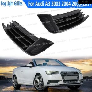 アウディ 車左右フロントバンパー フォグランプ グリル A3 2003 2004 2005-2017 カーパーツ 8V58076818V5807682 - Left