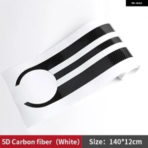 BMW F20 E90 F10 E91 E60 F30 F32 E70 E46 F15 F07 E39 X3 X4 X5 M パフォーマンスカーフード ステッカー カーボン - White