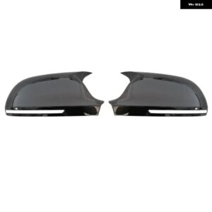 アウディ カーボンルックブラック交換用 B8 8K ミラーカバー A4 S4 A5 S5 A6 S6 A8 S8 Q3 SQ3 A3 D3 8P 4F C6 - Bright Black
