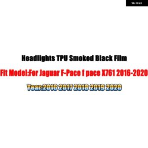 ジャガー F-PACE X761 XE X760 XF X260 E-PACE XJ X351 F-TYPE X152 ヘッドライト HD TPU - For F-Pace 2016-2020