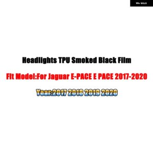ジャガー F-PACE X761 XE X760 XF X260 E-PACE XJ X351 F-TYPE X152 ヘッドライト HD TPU - For E-PACE 2017-2020