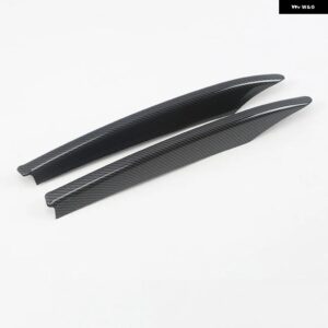 ジャガー XE/XEL X760 2017 2018 2019 ABS カースタイリングフロント フォグランプ フォグライト ストリップ トリムカ - carbon fiber