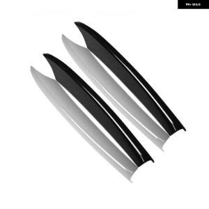 ジャガー XE/XEL X760 2017 2018 2019 ABS カースタイリングフロント フォグランプ フォグライト ストリップ トリムカ - Gloss Black