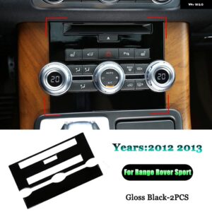 ランドローバー レンジローバー スポーツ L320 2012 2013 ABS 集中 制御 エアコン CD ボタンパネルトリムカバー - black