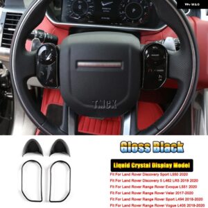 ランドローバー レンジローバー ヴェラール EVOQUE SPORT L494 ヴォーグ L405 ディスカバリー 5 L462 スポーツカーステアリングホイール ボタンカバー - 3