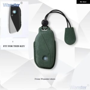 BMW レザーキーカバー スマートキーケース KEYCHIAN 2023 IX IX3 I7 X7 XM エナジー IX XM I7 X7 7 シリーズ 2023 - B-dark green-sheng
