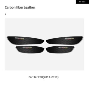 BMW ドアアンチキックパッド レザー PVC ドアフィルム ステッカー E90 F30 F10 F07 F20 F25 F26 F15 F16 E84 F48 X1 X3 X5 - F30(2013-2019)