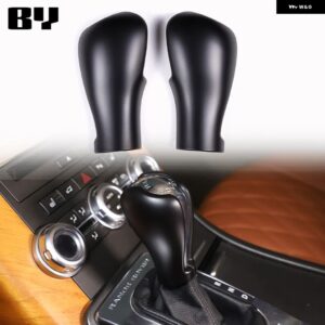 ランドローバー カーギアヘッド シフトノブ ハンドルカバー トリム ステッカー 2005-13 レンジローバー ヴォーグ L322 スポーツ L320 RR スポーツ - 2PCS Matte black