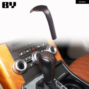 ランドローバー カーギアヘッド シフトノブ ハンドルカバー トリム ステッカー 2005-13 レンジローバー ヴォーグ L322 スポーツ L320 RR スポーツ - 1PCS oak wood grain