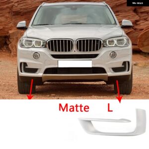 BMW フォグランプ フレームカバー X5 F15 2014-2018 車 ABS フロント フォグランプ フロントバンパー フォグランプ マットトリミングベゼルカバー - B style L
