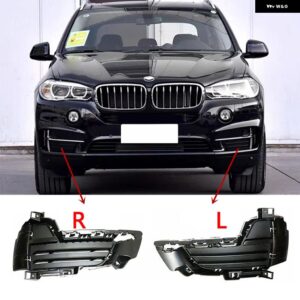 BMW フォグランプ フレームカバー X5 F15 2014-2018 車 ABS フロント フォグランプ フロントバンパー フォグランプ マットトリミングベゼルカバー - C style L and R