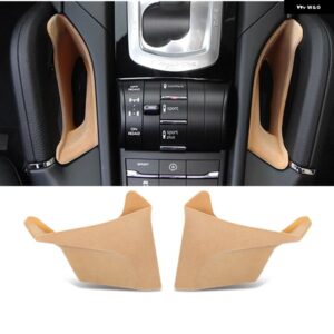 ポルシェ カイエン 2011-17 セントラルアームレスト 収納ボックス コンテナ オーガナイザー トレイ ホルダー - Beige