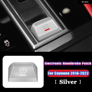 ポルシェ カイエン パナメーラ 971 2017-22 電子ハンドブレーキ P ボタン パッチ トリム カバー - 2