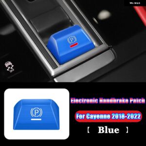 ポルシェ カイエン パナメーラ 971 2017-22 電子ハンドブレーキ P ボタン パッチ トリム カバー - 3