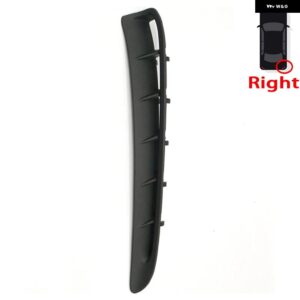 ポルシェ パナメーラ 2010-16 クローム ABS 外装リーフプレートエアアウトレットスパンコール 装飾 カバー トリム - Gloss Black Right
