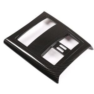 BMW マット車リアエアアウトレット滑り止めカバー トリム ABS E90 3 シリーズ 2005-2012 - carbon fiber