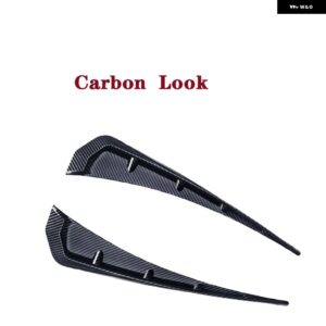 アウディ カースタイリング 汎用 カーサイドフェンダーベントカバー フェンダー 装飾 サイド ホンダ シビック A6 C7 S3 8V 8P RS5 Q7 C7 A4 - Carbon Look