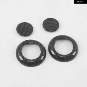 ランドローバー ディスカバリースポーツディスカバリー5 L462 レンジローバー ヴェラールヘッドレストリフティングボタン調整 装飾 カバー トリム - carbon fiber