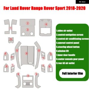 ランドローバー ディスカバリー 5 L462 スポーツ レンジローバー スポーツ ヴォーグ ヴェラール EVOQUE L494 L405 L551 カーセンターコンソール フルセット - 7