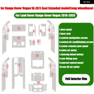 ランドローバー ディスカバリー 5 L462 スポーツ レンジローバー スポーツ ヴォーグ ヴェラール EVOQUE L494 L405 L551 カーセンターコンソール フルセット - 5 Seat Long 18-20
