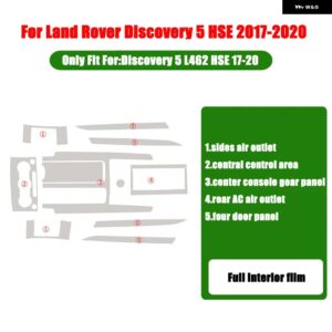 ランドローバー ディスカバリー 5 L462 スポーツ レンジローバー スポーツ ヴォーグ ヴェラール EVOQUE L494 L405 L551 カーセンターコンソール フルセット - 3