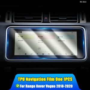 ランドローバー レンジローバー スポーツ L494 ヴェラール ヴォーグ L405 2018-2020 ナビゲーション計器スクリーン TPU プロテクター フィルム - 5