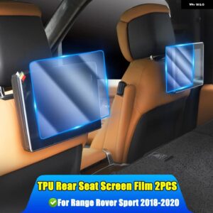 ランドローバー レンジローバー スポーツ L494 ヴェラール ヴォーグ L405 2018-2020 ナビゲーション計器スクリーン TPU プロテクター フィルム - 4
