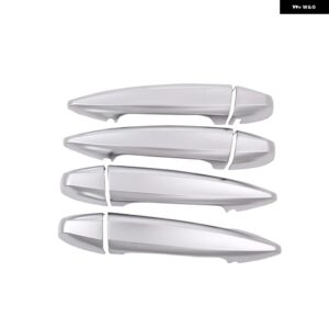 BMW 4個 カースタイリングアウタードアハンドルカバー トリム ステッカー X1 X2 X5 X6 F15 F16 F47 F48 自動車外装 - chrome