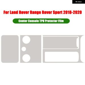 ランドローバー カーセンター コンソール AC フルセット TPU プロテクター フィルム ディスカバリー 5 L462 レンジローバー スポーツ ヴォーグ ヴェラール E - 8