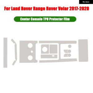 ランドローバー カーセンター コンソール AC フルセット TPU プロテクター フィルム ディスカバリー 5 L462 レンジローバー スポーツ ヴォーグ ヴェラール E - 2