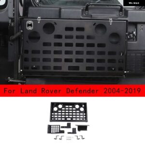 ランドローバー ディフェンダー 110 2004-2024 テールゲート リアドア カーゴ キャリアキャリア 折りたたみ式 収納ラック 合金 - Style B