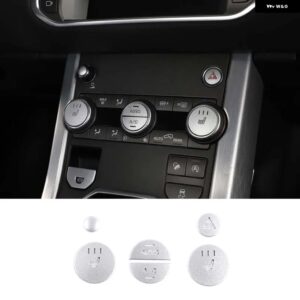 ランドローバー レンジローバー イヴォーク 2012-19 カースタイリング 合金カーエアコンボタン ステッカー - 2