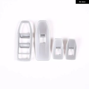 BMW X1 U11 2023 2024 窓ガラス昇降ボタンフレームトリム ステッカー - Silver
