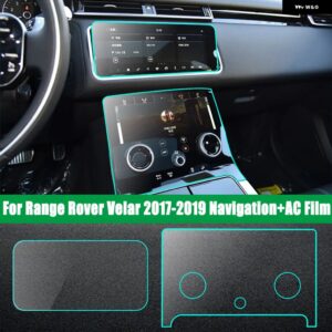 ランドローバー レンジローバー スポーツ ヴォーグ 2018 ヴェラール 17-19 車集中 制御 ナビゲーション フィルム エアコン TPU プロテクター フィルム - 9