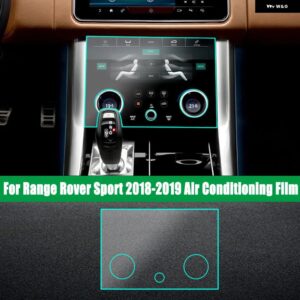 ランドローバー レンジローバー スポーツ ヴォーグ 2018 ヴェラール 17-19 車集中 制御 ナビゲーション フィルム エアコン TPU プロテクター フィルム - 2