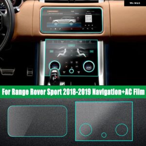 ランドローバー レンジローバー スポーツ ヴォーグ 2018 ヴェラール 17-19 車集中 制御 ナビゲーション フィルム エアコン TPU プロテクター フィルム - 3