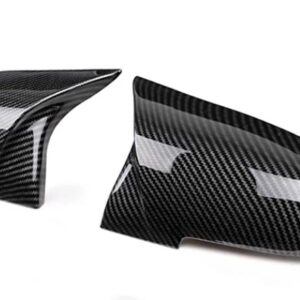 BMW 2個 自動車リアビューサイドミラーカバー トリム F20 F21 F22 F23 F30 F31 F32 F36 X1 E84 F87 M2 カーボンスタイル - Carbon fiber pattern