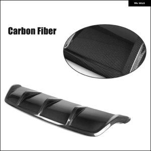 BMW カーボン/FRP ブラックリアバンパー リップディフューザー E71 X6 2008-2014 排気ディフューザー スポイラー - Carbon Fiber NO Hole