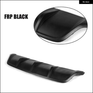 BMW カーボン/FRP ブラックリアバンパー リップディフューザー E71 X6 2008-2014 排気ディフューザー スポイラー - FRP Black NO Hole
