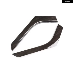 ランドローバー レンジローバー イヴォーク 2012-2018 カーボン/ブラック木目センターコンソール 装飾 ストリップ トリム - Black Wood Grain