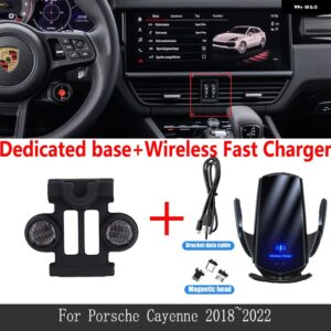 ポルシェ スペシャル車用携帯電話ホルダー カイエン PO536 GTS ターボ S 2018-22 携帯電話スタンド - Type C
