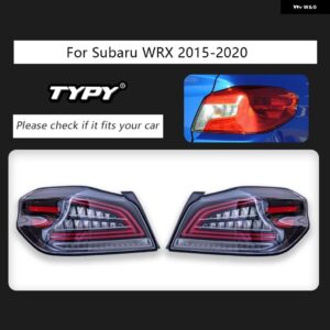 スバル 典型ライト WRX 2015-2020 テールライト LED プロジェクター テールランプ デイタイム ランニングライト自動車 - transparent