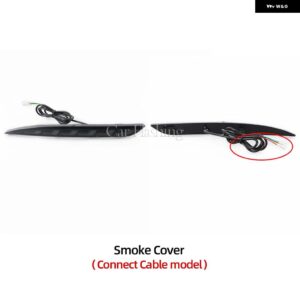 テスラ 2個 モデル Y 2019-23 リア フォグランプ ブレーキライト ダイナミック ウィンカーリフレクター LED バンパー ライト - Smok A Connect Cable
