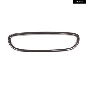 BMW 1個 ABS カーボン インテリア バックミラーフレームカバー トリム X1 F48 1 2 シリーズ F22 F45 F46 2015-2019 - Black Wood Grain