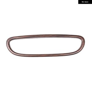 BMW 1個 ABS カーボン インテリア バックミラーフレームカバー トリム X1 F48 1 2 シリーズ F22 F45 F46 2015-2019 - Pine Wood Grain
