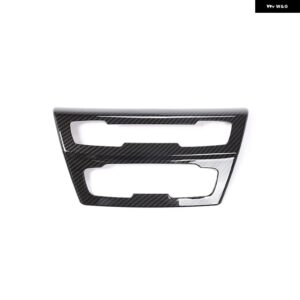 BMW 4 スタイルカーセンターコンソール CD パネル 装飾 カバー フレームトリム ステッカー X1 F48 X2 F47 2016-2022 自動車 - carbon fiber
