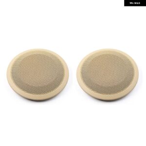 BMW E90 E91 X1 3 シリーズ 318 320 325I フロントドア オーディオ スピーカーグリルスピーカーカバー 交換部品 - Beige 2 Pcs